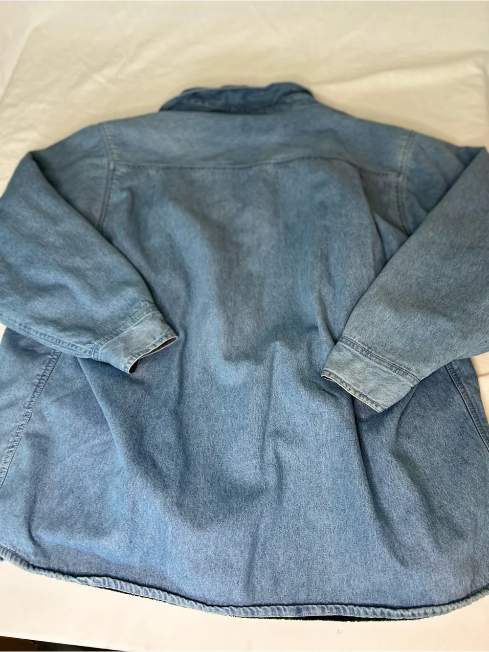 Vintage Shaver Lake Fleece Lined Denim Shirt Jacket Shacket XL